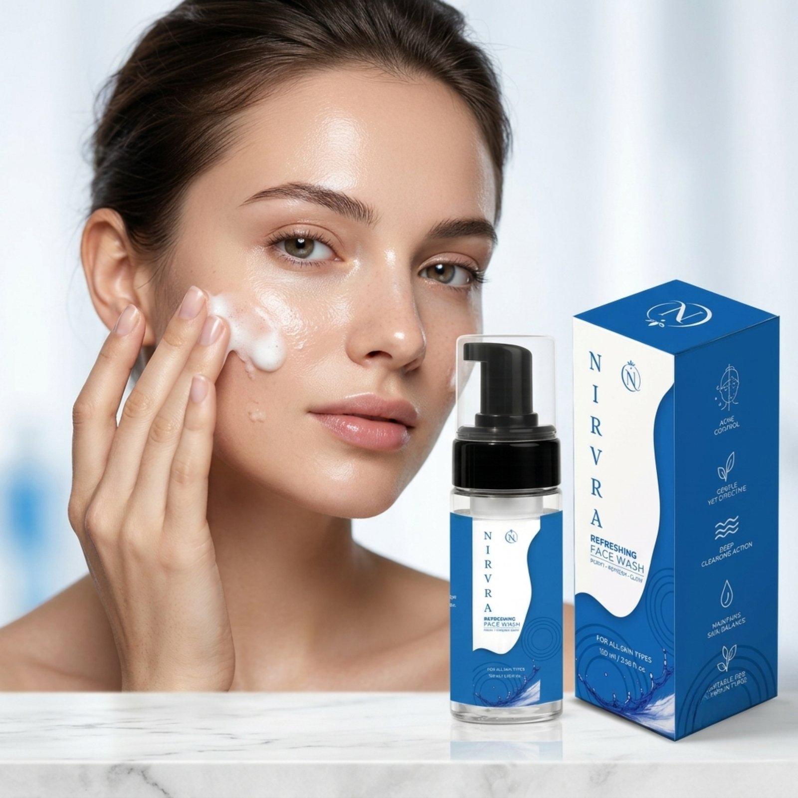 Nirvra Refreshing Face Wash – Brightening Daily Cleanser - Image 5