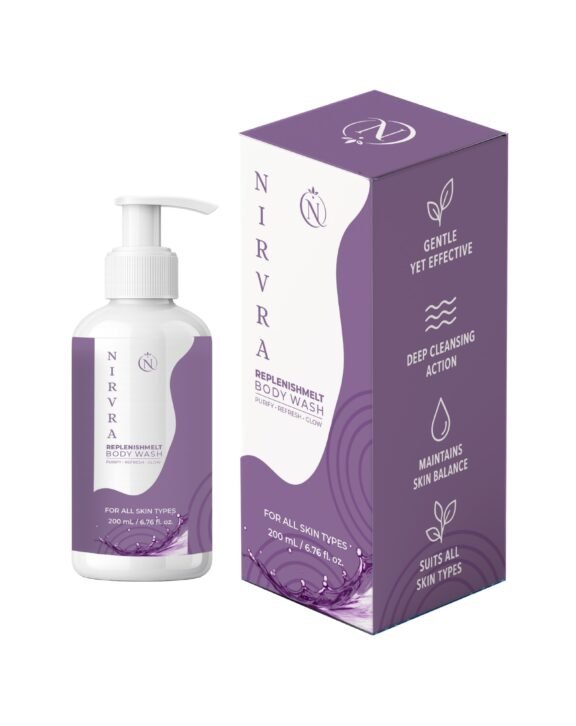 A revitalizing body wash enriched with Epsom Salt, Niacinamide, Aloe Vera, and botanical extracts to cleanse, refresh, and nourish the skin.
